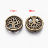 Tibetan Style Alloy Beads TIBEB-Q067-26AB-NR-2
