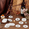 Paper Wine Glass Charms AJEW-WH0080-13C-5