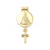 Religion Brass Pendants KK-H539-18G-02-1