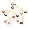 Brass Enamel Pendants KK-Y001-01A-G-1