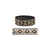 10 Yards Organza Embroidery Flower Ribbons with Paillettes SRIB-WH0011-202A-9