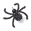 Hallowmas Glass & Resin Rhinestone Beaded Chandelier Component Links PALLOY-JF04534-1