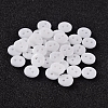 2-Hole Flat Round Resin Sewing Buttons for Costume Design BUTT-E119-28L-19-1
