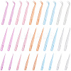 60Pcs 15 Styles PP Plastic Tweezers DIY-BBC0002-64-1