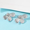 304 Stainless Steel Stud Earrings EJEW-S265-09P-2