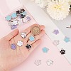 SUNNYCLUE 50Pcs 5 Style Alloy Enamel Pendants ENAM-SC0003-22-3