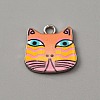 Alloy Enamel Pendants ENAM-CJC0006-52D-1