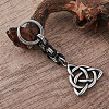 304 Stainless Steel Triqueta Keychains GS1230-2