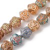 Painted Glass Beads Strands GLAA-B037-12D-12D-1