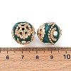 Handmade Resin Indonesia Round Beads IPDL-P005-10KCG-02-3