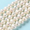 Natural Cultured Freshwater Pearl Beads Strands PEAR-E018-37-2