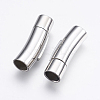 Tarnish Resistant 304 Stainless Steel Bayonet Clasps STAS-O114-064B-P-2
