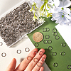 500Pcs 304 Stainless Steel Split Rings STAS-SP0001-66C-3
