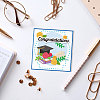 Graduation Theme Carbon Steel Cutting Dies Stencils DIY-WH0309-1761-3