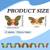 36Pcs 3 Colors Alloy Enamel Beads FIND-CA0009-29-2