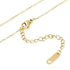 Ion Plating(IP) Golden Tone 304 Stainless Steel Enamel Bowknot Pendant Necklaces for Women NJEW-K276-07G-02-2