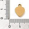 304 Stainless Steel Charms STAS-R131-09G-3