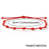 Adjustable Polyester Cord Braided Bracelets for Friendship Couple UP1845-4-2