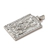 Brass Micro Pave Cubic Zirconia Pendants with Enamel KK-H458-01P-17-2