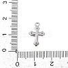 Brass Micro Pave Clear Cubic Zirconia Pendants KK-L238-13P-3