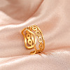 304 Stainless Steel Cuff Rings FS-WGFBCF4-21-1