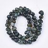 Natural Dragon Veins Agate Beads Strands G-S349-28A-2