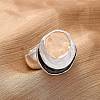 Zinc Alloy & Enamel Stretch Finger Rings for Women RJEW-M101-01C-G-1