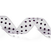 100 Yards Polka Dot Print Nylon Ribbons OCOR-G014-01E-3