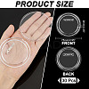 Acrylic Button Pin Badge TACR-WH0021-14A-2
