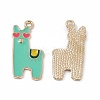 Alloy Enamel Pendants ENAM-C006-03KCG-2