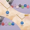 72Pcs 9 Colors Alloy Enamel Pendants ENAM-SZ0001-79A-02-7