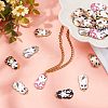 CHGCRAFT 30Pcs 6 Colors Alloy Enamel Pendants FIND-CA0006-57-4