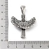 Retro 304 Stainless Steel Big Pendants STAS-I205-22AS-A-3