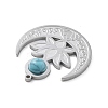 Synthetic Turquoise Pendants STAS-I327-18P-2