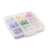 180Pcs 9 Colors Transparent Spray Painted Crackle Glass Beads GLAA-FS0002-44-6