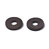Flat Round Handmade Polymer Clay Beads CLAY-R067-10mm-38-7