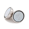 Anti-Tarnish Rhodium Plated 925 Sterling Silver Magnetic Clasps LS-STER-A001-02B-P-3