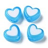 Heart Acrylic Beads TACR-S117-04D-1