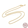 925 Sterling Silver Wheat Chains Necklace for Women STER-I021-02B-G-4