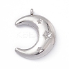 Non-Tarnish 304 Stainless Steel Pendants STAS-E173-01P-2