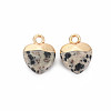 Natural Dalmatian Jasper Charms G-N326-121-01-2
