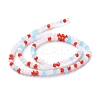 Glass Beads Strands EGLA-A034-M4mm-41-5
