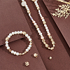 24Pcs 4 Style Brass Beads KK-PH0006-16-5