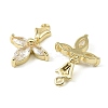 Brass Micro Pave Cubic Zirconia Pendants LS-KK-C107-18B-G-2