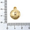 Sports Theme Brass Micro Pave Clear Cubic Zirconia Pendants KK-Z150-21G-01-3