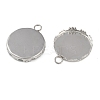 Non-Tarnish 304 Stainless Steel Pendant Cabochon Settings STAS-Z070-01P-03-2