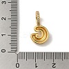 Brass Micro Pave Cubic Zirconia Pendants KK-K345-13G-G-3