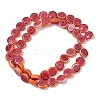 Handmade Lampwork Beads Strands LK-R004-50F-2