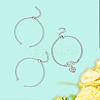 18Pcs 304 Stainless Steel Chain Bracelet Making MAK-SC0001-34-5