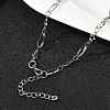 304 Stainless Steel Star Link Chain Necklaces for Women NJEW-A046-02A-P-2
